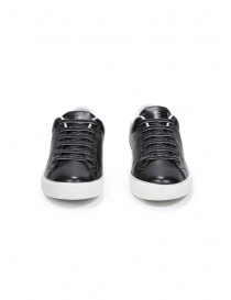 Leather Crown M_LC06_20106 sneakers nere in pelle calzature uomo acquista online