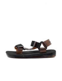Melissa + Rider black and brown PVC sandals buy online