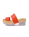Melissa Geometric Rupture + Carla Colares orange sandal shop online womens shoes