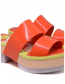 Melissa Geometric Rupture + Carla Colares orange sandal womens shoes buy online