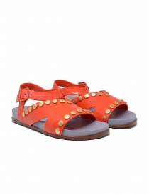 Melissa + Vivienne Westwood Ciao orange sandals with studs 32969 50878 RED V.W. CIAO SAND order online