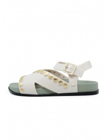 Melissa + Vivienne Westwood Ciao white sandals with studs