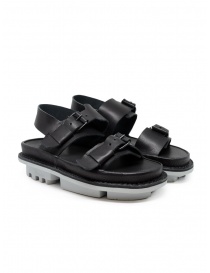 Trippen Back sandals in black leather BACK F WAW BLACK