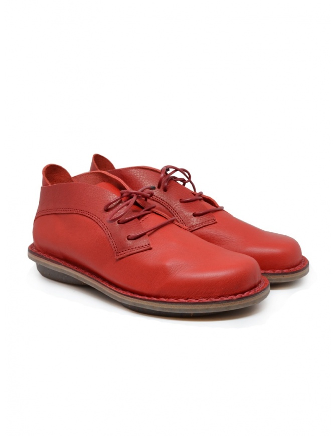 Trippen Escape scarpe stringate in pelle rossa ESCAPE F ALB WAW RED calzature donna online shopping