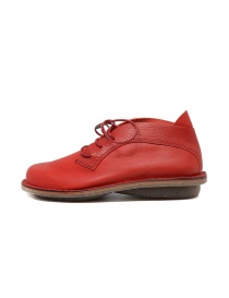 Trippen Escape red leather lace-up shoes