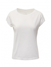 European Culture white cotton t-shirt 37LU 2791 1101 WHT