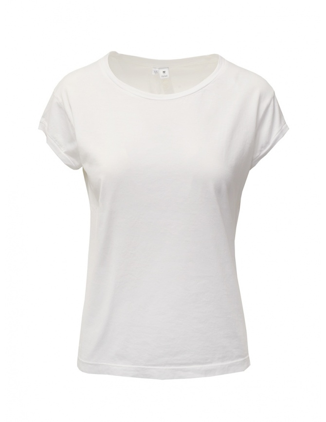 European Culture white cotton t-shirt 37LU 2791 1101 WHT womens t shirts online shopping