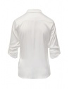 European Culture white shirt with rolled up sleeves shop online womens shirts