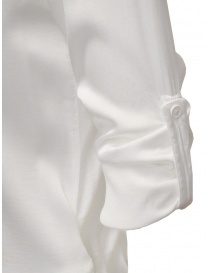 European Culture camicia bianca con maniche arrotolate prezzo