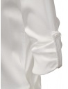European Culture white shirt with rolled up sleeves 65B0 6492 1101 WHT price
