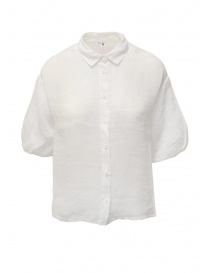 European Culture camicia bianca a mezza manica 67BU 7027 1101 WHT order online