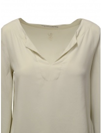 European Culture bell sleeve blouse in light beige price