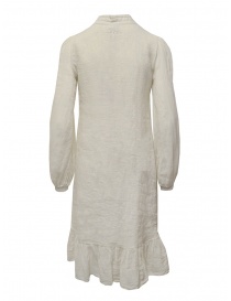 European Culture long dress in ecru linen blend buy online