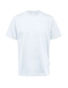 Selected Homme t-shirt bianca in cotone organico acquista online 16077385 BRIGHT WHITE