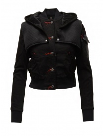 D.D.P. 2 in 1 black bomber jacket with detachable hood online
