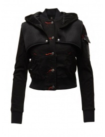 D.D.P. bomber nero 2 in 1 con cappuccio staccabile WBJ001 BLK order online