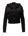 D.D.P. bomber nero 2 in 1 con cappuccio staccabile acquista online WBJ001 BLK