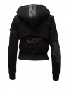 D.D.P. 2 in 1 black bomber jacket with detachable hood shop online womens jackets