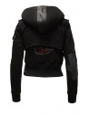 D.D.P. bomber nero 2 in 1 con cappuccio staccabileshop online giubbini donna