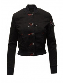 D.D.P. bomber nero 2 in 1 con cappuccio staccabile giubbini donna acquista online