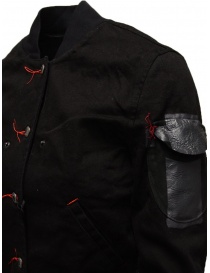 D.D.P. 2 in 1 black bomber jacket with detachable hood buy online price