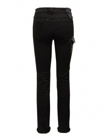 D.D.P. black jeans with leather details buy online