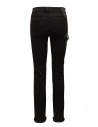 D.D.P. black jeans with leather details shop online womens jeans