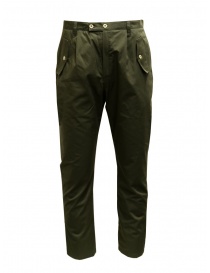 Camo Tyson pantaloni verdi con tasche militari frontali AI0085 TYSON GREEN order online