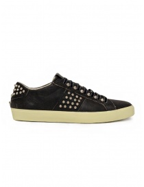 Leather Crown LC148 Studlight black sneakers with studs buy online