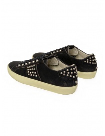 Leather Crown LC148 Studlight sneakers nere con borchie prezzo