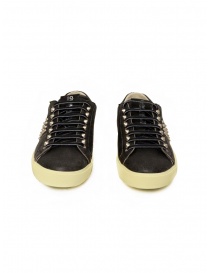 Leather Crown LC148 Studlight sneakers nere con borchie calzature uomo acquista online