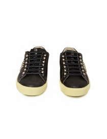 Leather Crown LC148 Studlight sneakers nere con borchie calzature uomo acquista online