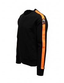 Parajumpers Armstrong black sweatshirt with orange bands