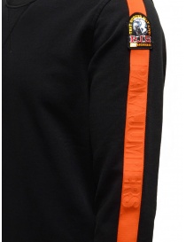 Parajumpers Armstrong black sweatshirt with orange bands men s knitwear buy online