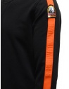 Parajumpers Armstrong black sweatshirt with orange bands PMFLEXF01 ARMSTRONG BLACK buy online