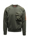 Parajumpers Sabre felpa verde con tasca frontale acquista online PMFLERE01 SABRE SYCAMORE