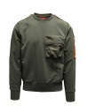 Parajumpers Sabre green sweatshirt with front pocket buy online PMFLERE01 SABRE SYCAMORE