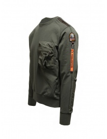 Parajumpers Sabre felpa verde con tasca frontale