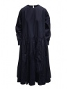 Casey Casey maxi abito a maniche lunghe in cotone blu acquista online 15FR331 NAVY