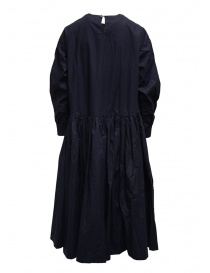 Casey Casey maxi long sleeve dress in blue cotton buy online