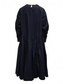 Casey Casey maxi long sleeve dress in blue cotton