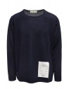 Ballantyne Raw Diamond blue cashmere crewneck sweater buy online S2P080 16WS2 13777 BLK-NVY