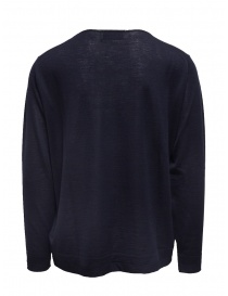 Ballantyne Raw Diamond blue cashmere crewneck sweater