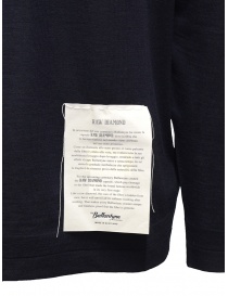 Ballantyne Raw Diamond blue cashmere crewneck sweater men s knitwear buy online