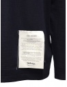Ballantyne Raw Diamond blue cashmere crewneck sweater S2P080 16WS2 13777 BLK-NVY buy online