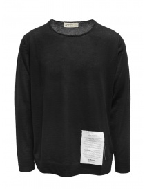 Ballantyne Raw Diamond pullover liscio nero in cashmere S2P080 16WS2 15517 BLACK ordine online