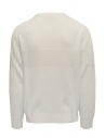 Ballantyne Raw Diamond pullover bianco in cotone scollo a barchettashop online maglieria uomo