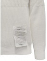 Ballantyne Raw Diamond white cotton boat neck pullover S2P081 7C036 10014 WHT buy online