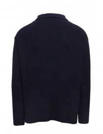 Ballantyne Raw Diamond blue cotton shirt collar pullover