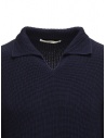 Ballantyne Raw Diamond blue cotton shirt collar pullover S2P082 7C037 13777 BLK-NVY price